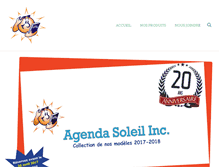 Tablet Screenshot of agendasoleil.com